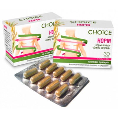 НОРМ - Нормализация обмена веществ, 30 капсул, Choice