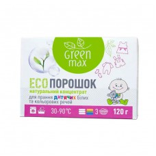 ЭКО стиральный порошок для детских вещей Green Max 