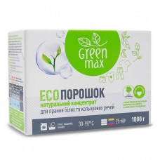 ЭКО стиральный порошок для белых и цветных вещей Green Max