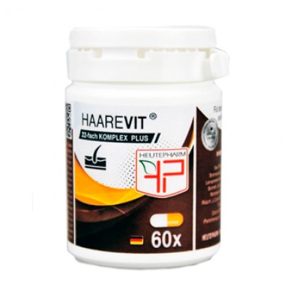 Комплекс для роста и против выпадения волос HAAREVIT Komplex, 60 капсул, HEUTEPHARM
