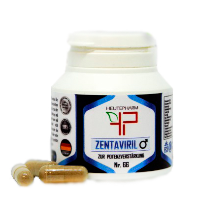 Для увеличения мужской потенции ZENTAVIRIL, 60 капсул, Heutepharm