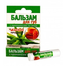 Бальзам для губ с алое и прополисом, 5 г, Пчелопродукт