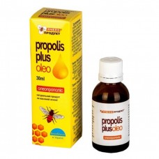 Олеопрополис экстракт прополиса с облепиховым маслом Propolis Plus Oleo для заживления повреждений кожи, 30 мл, Пчелопродукт