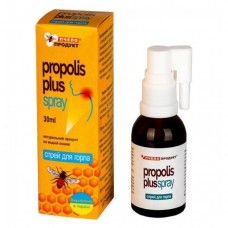 Спрей для горла с прополисом и травами Propolis Plus, 30 мл, Пчелопродукт