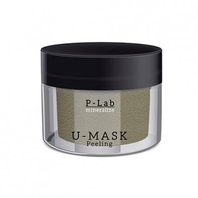 Зеленая маска-пилинг для лица с экстрактом лечебных грязей U-MASK PEELING Аксимед