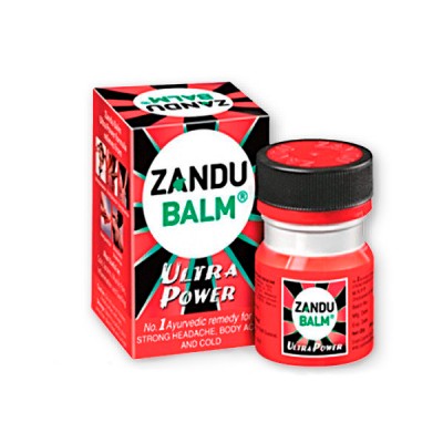 Бальзам болеутоляющий Ультра Сила из индийских трав Zandu Balm, 8 мл, Emami
