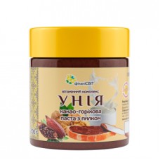 УНИЯ какао-ореховая паста с пыльцой, 200 г, Фитаписвит